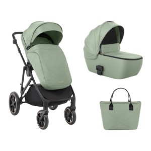 Καρότσι 2 σε 1 με Καλαθούνα Thea Army Green 2024 Kikka Boo