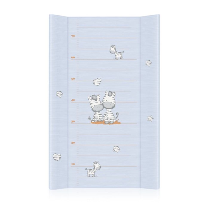 Αλλαξιέρα Σκληρή Βάση 50 x 80cm Zebra Blue Lorelli