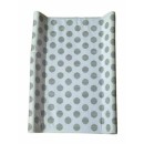 Αλλαξιέρα Σκληρή Βάση 50 x 80cm Γκρι Dots Lorelli