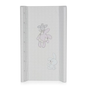 Αλλαξιέρα Σκληρή Βάση 50 x 80cm Γκρι Κουνελάκια Lorelli