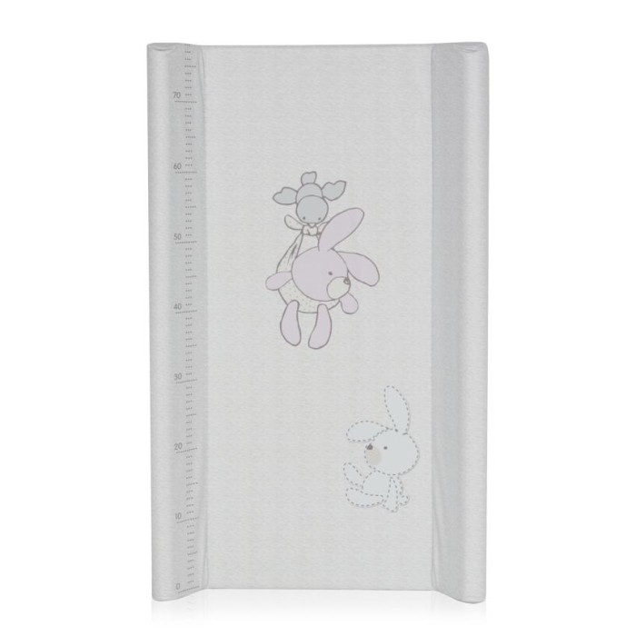 Αλλαξιέρα Σκληρή Βάση 50 x 80cm Γκρι Κουνελάκια Lorelli