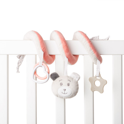 Amek Toys Οριζόντιο Σπιράλ Παιχνίδι Αρκoυδάκι Ροζ Amek Toys Οριζόντιο Σπιράλ Παιχνίδι Αρκoυδάκι Ροζ