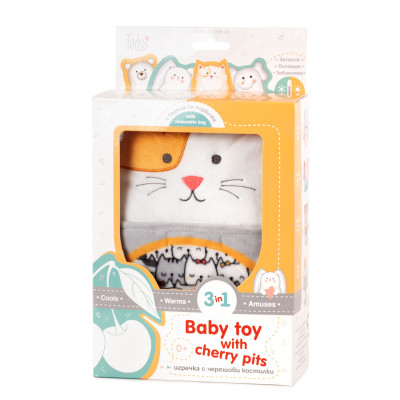 Amek Toys Θερμοφόρα Κατά Των Κολικών Με Κουκούτσια Κερασιού Γάτα Amek Toys Θερμοφόρα Κατά Των Κολικών Με Κουκούτσια Κερασιού Γάτα