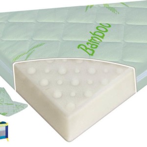 Αναδιπλούμενο Βρεφικό Στρώμα Air Comfort Μπαμπού 60x120x6cm Lorelli