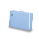 Αναδιπλούμενο Στρώμα Παρκοκρέβατου Μπλε Ζωάκια 60x120x5cm Moni