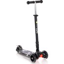 Αναδιπλούμενο Τρίτροχο Πατίνι Scooter Rapid Black Flash Lorelli