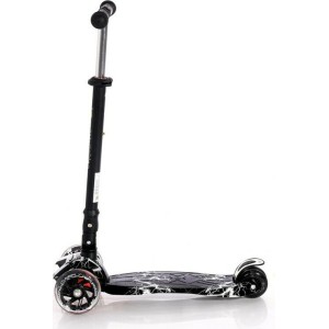 Αναδιπλούμενο Τρίτροχο Πατίνι Scooter Rapid Black Flash Lorelli