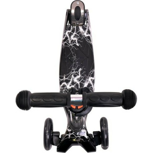 Αναδιπλούμενο Τρίτροχο Πατίνι Scooter Rapid Black Flash Lorelli