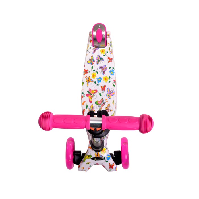 Αναδιπλούμενο Τρίτροχο Πατίνι Scooter Rapid Pink Butterfly Lorelli