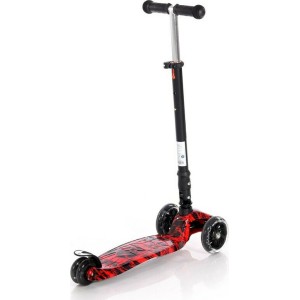 Αναδιπλούμενο Τρίτροχο Πατίνι Scooter Rapid Red Fire Lorelli