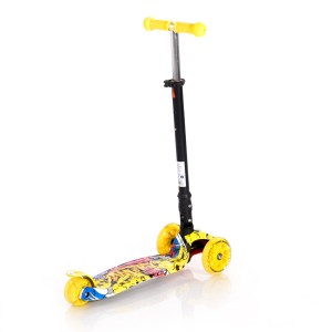 Αναδιπλούμενο Τρίτροχο Πατίνι Scooter Rapid Yellow Graffiti Lorelli