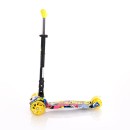 Αναδιπλούμενο Τρίτροχο Πατίνι Scooter Rapid Yellow Graffiti Lorelli