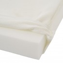 Αναδιπλούμενο Βρεφικό Στρώμα Snooze Pure White120x60x6cm Hugzzz