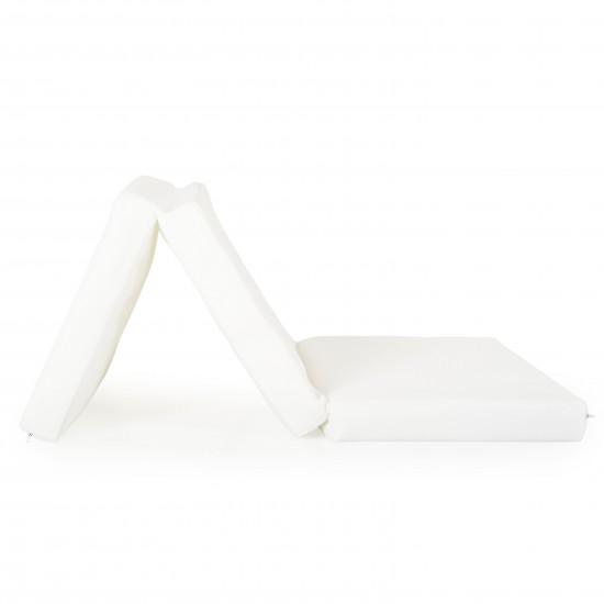 Αναδιπλούμενο Βρεφικό Στρώμα Snooze Pure White120x60x6cm Hugzzz