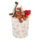 Αναδιπλούμενο Καλάθι Για Παιχνίδια Δεινοσαυράκια Akuku