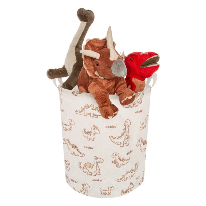 Αναδιπλούμενο Καλάθι Για Παιχνίδια Δεινοσαυράκια Akuku