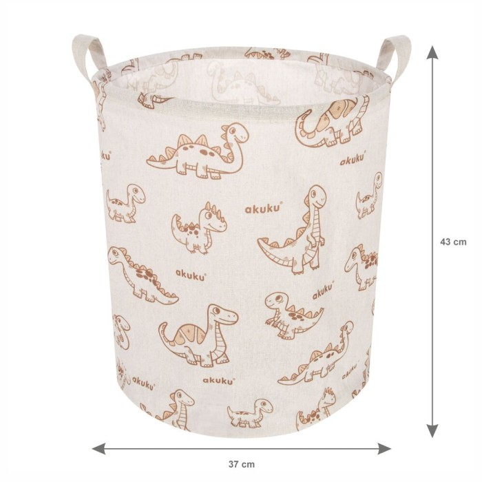 Αναδιπλούμενο Καλάθι Για Παιχνίδια Δεινοσαυράκια Akuku