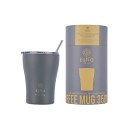 Ανοξείδωτο Θερμός - Κούπα Coffee Mug Με Καλαμάκι 350ml Save the Aegean Fjoed Grey Estia Ανοξείδωτο Θερμός - Κούπα Coffee Mug Με Καλαμάκι 350ml Save the Aegean Fjoed Grey Estia