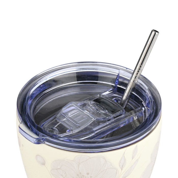 Ανοξείδωτο Θερμός - Κούπα Coffee Mug Με Καλαμάκι 350ml Save the Aegean Terra Serenity Estia Ανοξείδωτο Θερμός - Κούπα Coffee Mug Με Καλαμάκι 350ml Save the Aegean Terra Serenity Estia