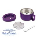 Ανοξείδωτο Δοχείο Φαγητού Στρογγυλό Μωβ 850ml We Care Ανοξείδωτο Δοχείο Φαγητού Στρογγυλό Μωβ 850ml We Care