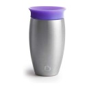 Ανοξείδωτο Κύπελλο Miracle 360° Μωβ Munchkin Ανοξείδωτο Κύπελλο Miracle 360° Μωβ Munchkin