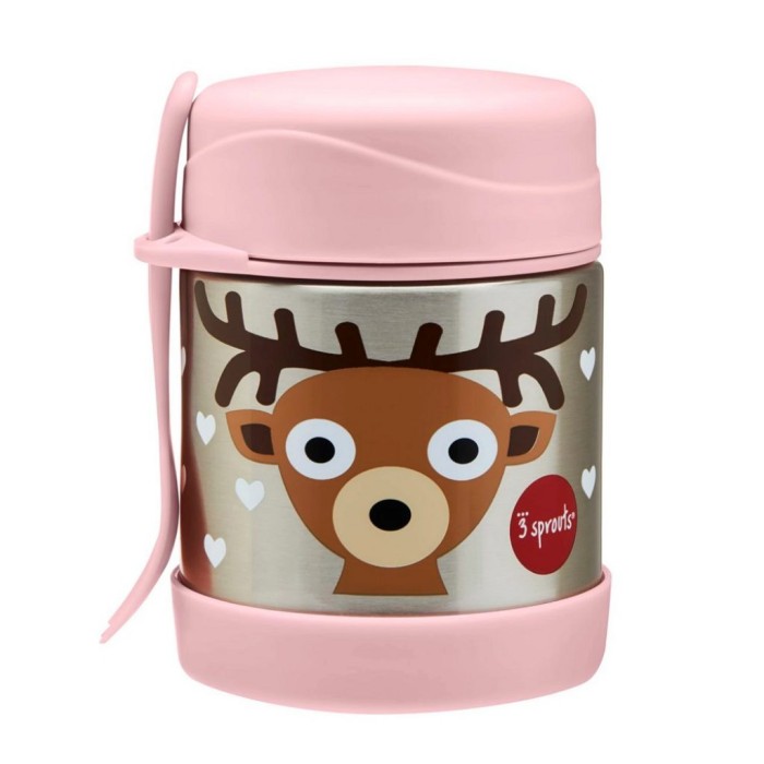Ανοξείδωτο Θερμό Φαγητού 350ml Deer 3 Sprouts Ανοξείδωτο Θερμό Φαγητού 350ml Deer 3 Sprouts