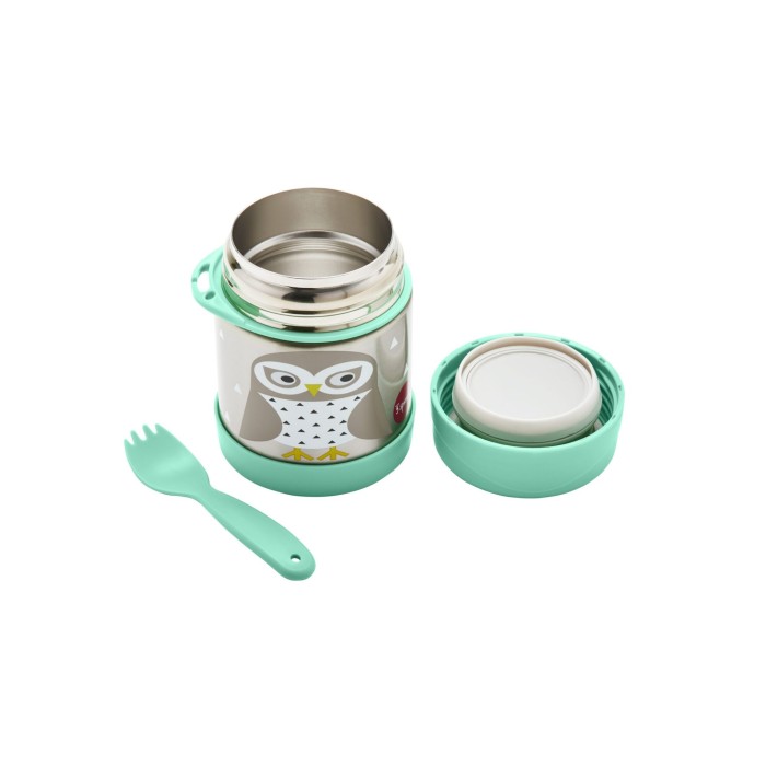 Ανοξείδωτο Θερμό Φαγητού 350ml Owl 3 Sprouts Ανοξείδωτο Θερμό Φαγητού 350ml Owl 3 Sprouts