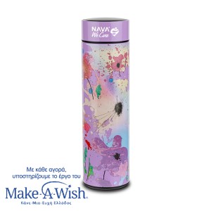 Ανοξείδωτο Θερμό Με Φίλτρο Και Ψηφιακή Ένδειξη Θερμοκρασίας Λιλά 500ml We Care