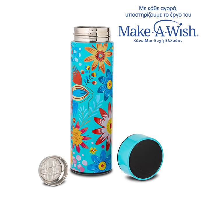 Ανοξείδωτο Θερμό Με Φίλτρο Και Ψηφιακή Ένδειξη Θερμοκρασίας Τιρκουάζ 500ml We Care Ανοξείδωτο Θερμό Με Φίλτρο Και Ψηφιακή Ένδειξη Θερμοκρασίας Τιρκουάζ 500ml We Care