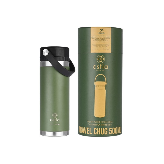 Ανοξείδωτο Θερμό Travel Chug 500ml Estia Save the Aegean Forest Spirit