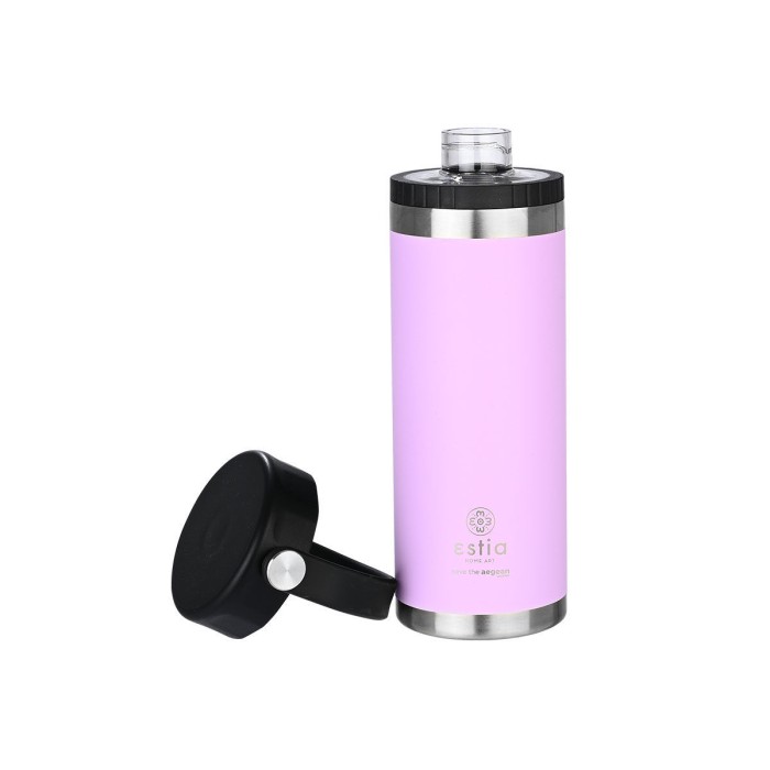 Ανοξείδωτο Θερμό Travel Chug 500ml Estia Save the Aegean Lavender Purple