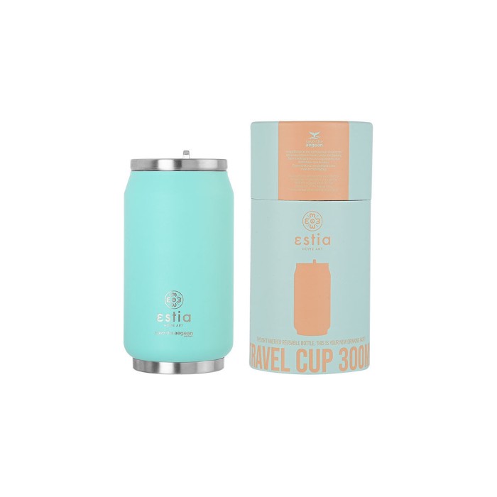 Ανοξείδωτο Θερμό Travel Cup 300ml Estia Save The Aegean Bermuda Green Ανοξείδωτο Θερμό Travel Cup 300ml Estia Save The Aegean Bermuda Green