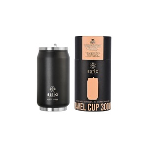 Ανοξείδωτο Θερμό Travel Cup 300ml Estia Save The Aegean Midnight Black