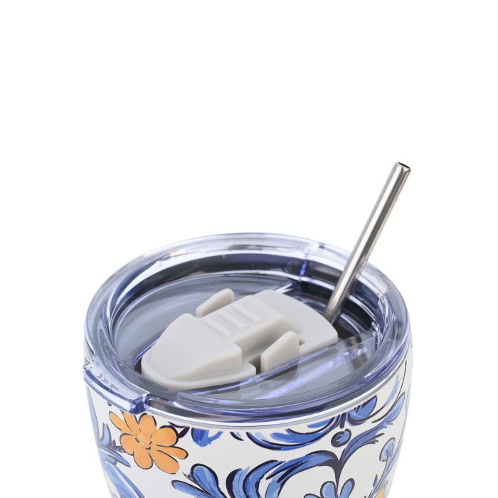 Ανοξείδωτο Θερμός - Κούπα Coffee Mug Με Καλαμάκι 350ml Save the Aegean Amalfi Coast Estia Ανοξείδωτο Θερμός - Κούπα Coffee Mug Με Καλαμάκι 350ml Save the Aegean Amalfi Coast Estia