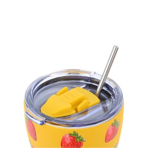 Ανοξείδωτο Θερμός - Κούπα Coffee Mug Με Καλαμάκι 350ml Save the Aegean Berry Bright Estia Ανοξείδωτο Θερμός - Κούπα Coffee Mug Με Καλαμάκι 350ml Save the Aegean Berry Bright Estia