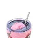 Ανοξείδωτο Θερμός - Κούπα Coffee Mug Με Καλαμάκι 350ml Save the Aegean Blush Pop Estia