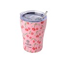 Ανοξείδωτο Θερμός - Κούπα Coffee Mug Με Καλαμάκι 350ml Save the Aegean Cherry Rose Estia Ανοξείδωτο Θερμός - Κούπα Coffee Mug Με Καλαμάκι 350ml Save the Aegean Cherry Rose Estia