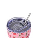 Ανοξείδωτο Θερμός - Κούπα Coffee Mug Με Καλαμάκι 350ml Save the Aegean Cherry Rose Estia Ανοξείδωτο Θερμός - Κούπα Coffee Mug Με Καλαμάκι 350ml Save the Aegean Cherry Rose Estia