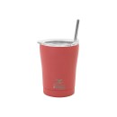 Ανοξείδωτο Θερμός - Κούπα Coffee Mug Με Καλαμάκι 350ml Save the Aegean Fusion Coral Estia