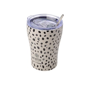 Ανοξείδωτο Θερμός - Κούπα Coffee Mug Με Καλαμάκι 350ml Save the Aegean Leopard Taupe Estia Ανοξείδωτο Θερμός - Κούπα Coffee Mug Με Καλαμάκι 350ml Save the Aegean Leopard Taupe Estia