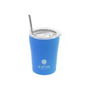 Ανοξείδωτο Θερμός - Κούπα Coffee Mug Με Καλαμάκι 350ml Save the Aegean Olympic Blue Estia