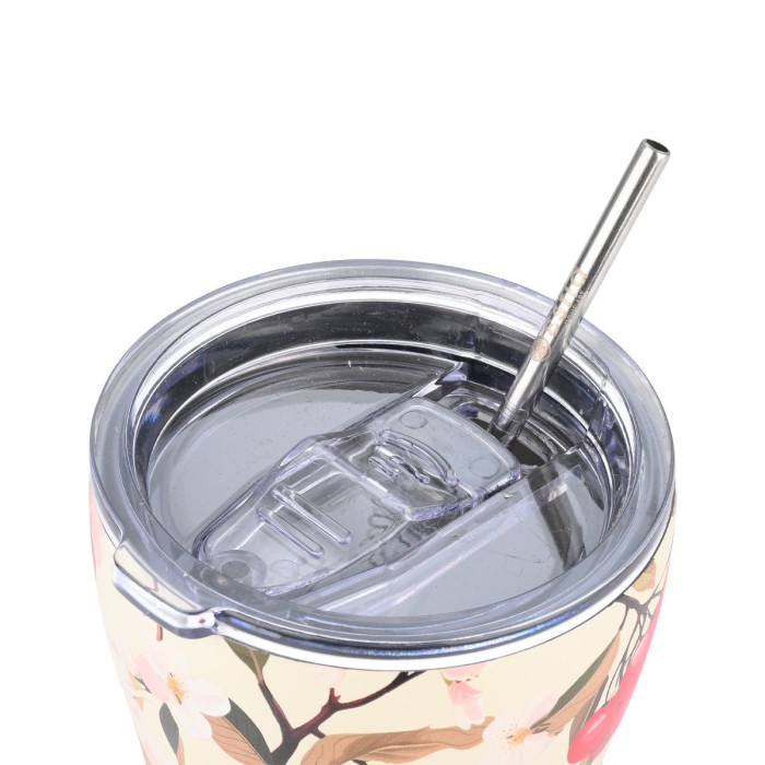 Ανοξείδωτο Θερμός - Κούπα Coffee Mug Με Καλαμάκι 350ml Save the Aegean Sakura Whisper Estia Ανοξείδωτο Θερμός - Κούπα Coffee Mug Με Καλαμάκι 350ml Save the Aegean Sakura Whisper Estia