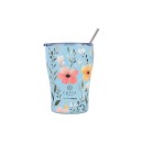 Ανοξείδωτο Θερμός - Κούπα Coffee Mug Με Καλαμάκι 350ml Save the Aegean Sky Garden Estia Ανοξείδωτο Θερμός - Κούπα Coffee Mug Με Καλαμάκι 350ml Save the Aegean Sky Garden Estia