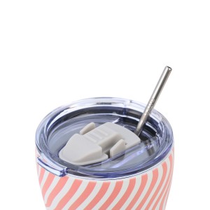 Ανοξείδωτο Θερμός - Κούπα Coffee Mug Με Καλαμάκι 350ml Save the Aegean Soft Ripple Estia