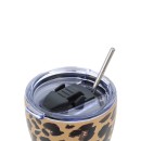 Ανοξείδωτο Θερμός - Κούπα Coffee Mug Με Καλαμάκι 350ml Save the Aegean Spotted Prowl Estia