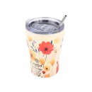Ανοξείδωτο Θερμός - Κούπα Coffee Mug Με Καλαμάκι 350ml Save the Aegean Summer Reverie Estia
