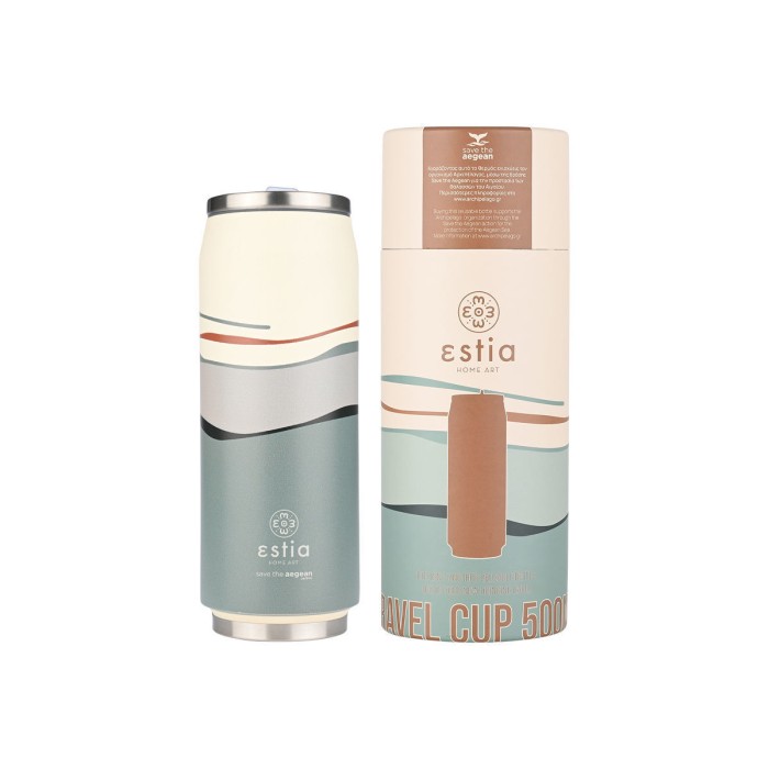 Ανοξείδωτο Θερμός - Ποτήρι 500ml Estia Save the Aegean Ecozen Horizon