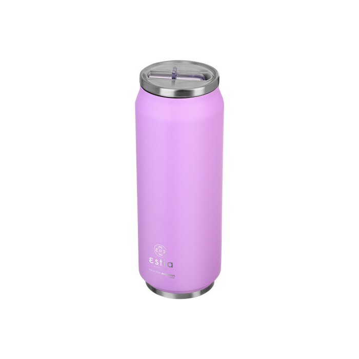Ανοξείδωτο Θερμός - Ποτήρι 500ml Travel Cup Estia Save the Aegean Lavender Purple