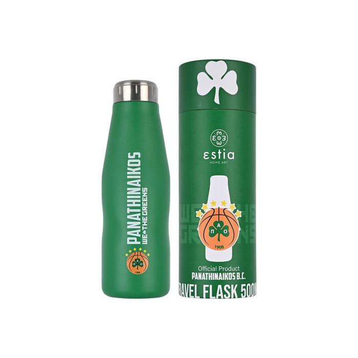 Ανοξείδωτο Θερμός Travel Flask Panathinaikos BC Edition 500ml Estia