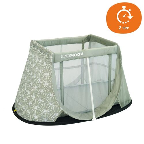 AeroMoov Instant Travel Cot: Αναδιπλούμενο παρκοκρέβατο Seashell Olive AeroMoov Instant Travel Cot: Αναδιπλούμενο παρκοκρέβατο Seashell Olive